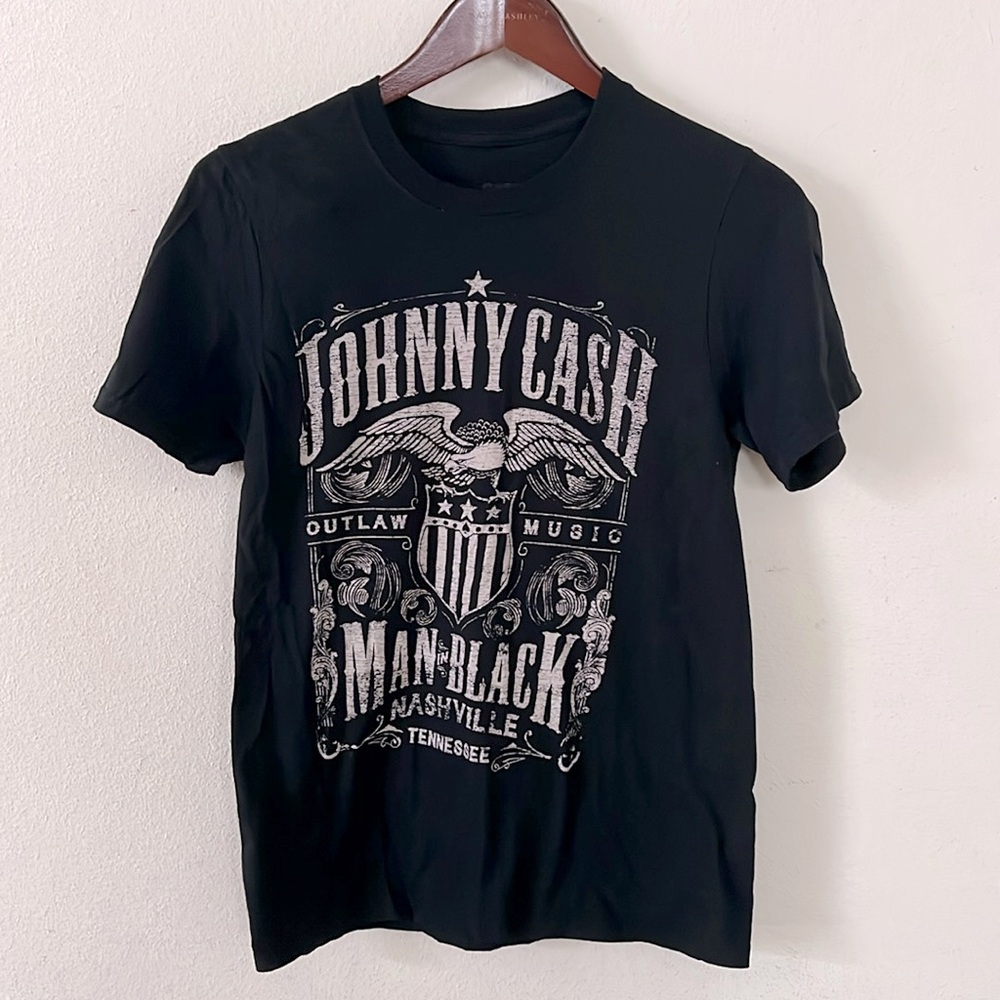 Johnny Cash Graphic T-Shirt Nashville Music Unisex